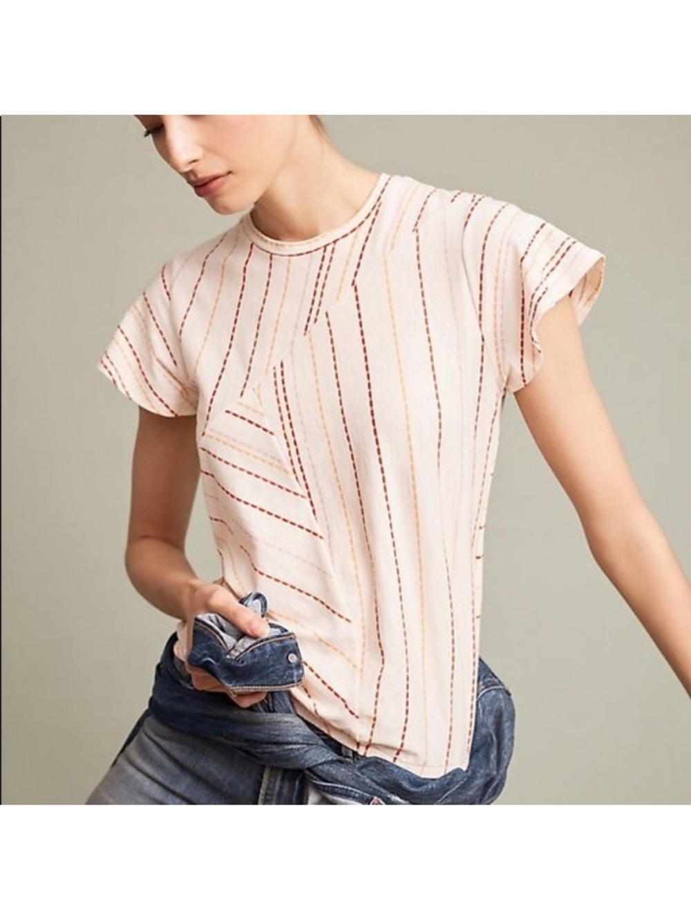 Anthropologie Dolan Left Coast
Stripe Maximal Top
